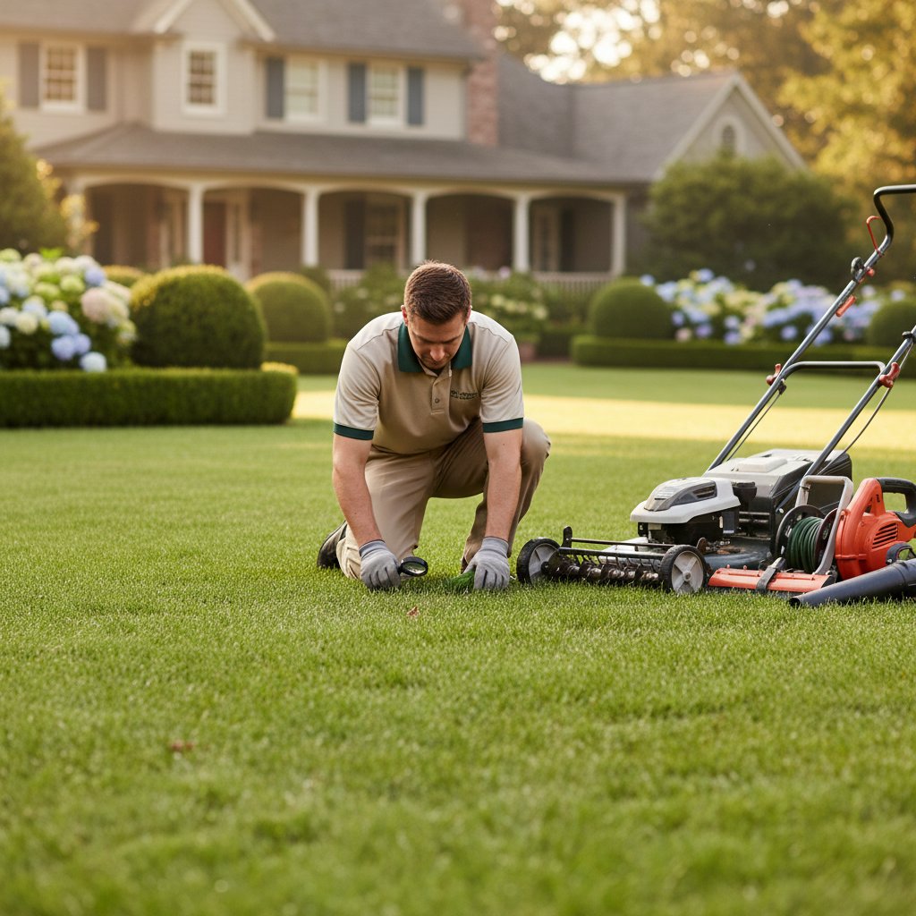Lawn mowing service in London